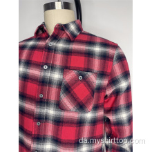 Ungdomsflanel plaid vintage shirt